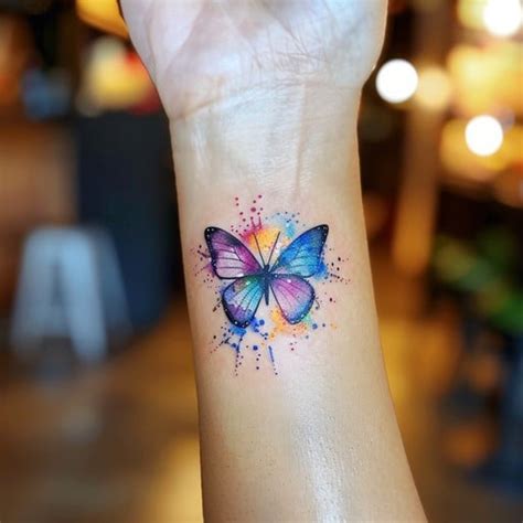 colorful butterfly tattoo image butterfly tattoo colorful