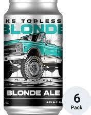 Big Truck Topless Blonde Ale Cans OZ Pinehurst Wine Shoppe Baltimore MD Baltimore MD