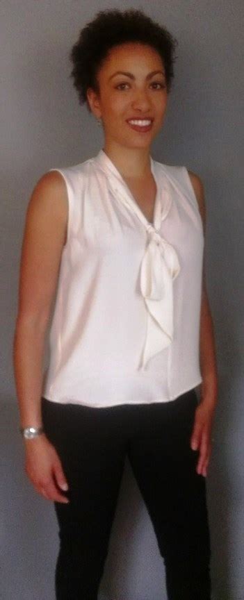 Ivory Silk Crepe De Chine Pussy Bow Blouse Ode To Sew