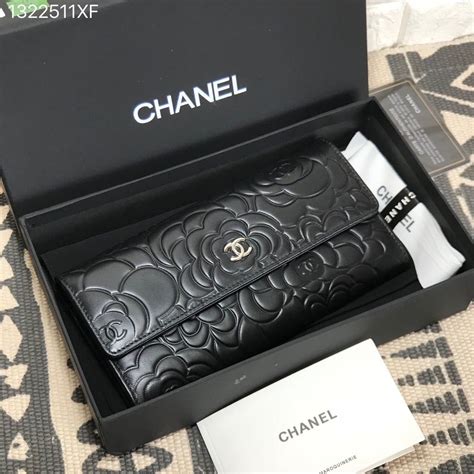 Chanel Woman Camellia Flower Wallet Original Leather Version