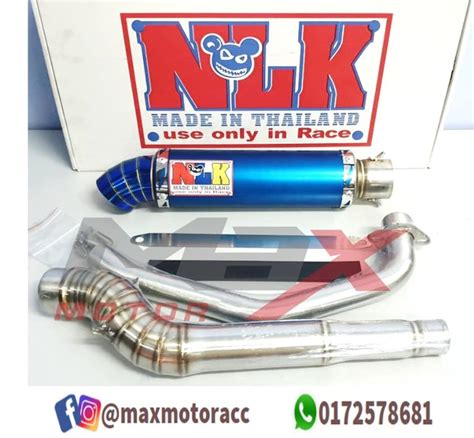 Nlk Exhaust Pipe Rs Mm Ekzos With Dyno Sensor Auto Accessories On