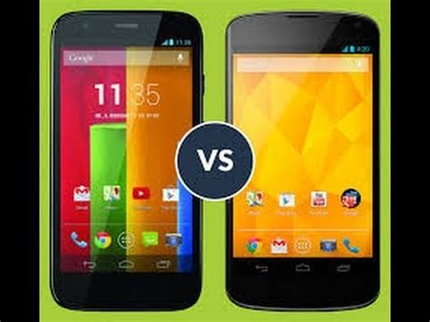 Moto G Vs Nexus Comparativo Youtube