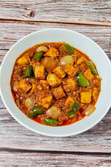 How to make kadai paneer at home | Karahi paneer gravy recipe ...