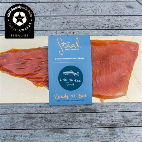Cold Smoked Trout Whole Side Smoked Fish Staal Smokehouse
