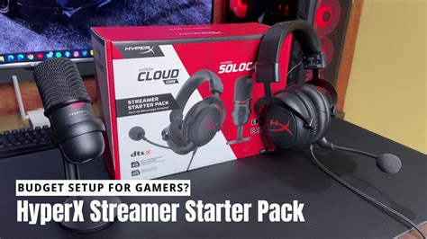 HyperX Streamer Starter Pack | Cloud Core Gaming Headphones & Solocast ...