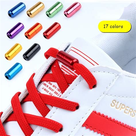 Эластичные шнурки с металлической пряжкой | AliExpress