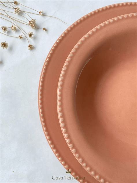 Prato Fundo Perla Rose Nude Avulso Casa Terracea Casa Terracea