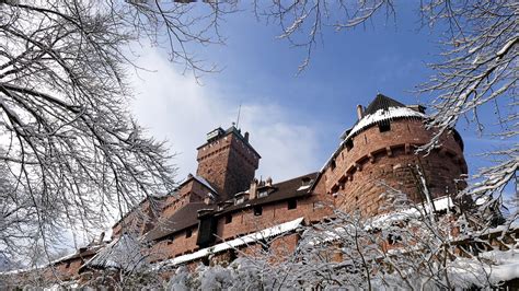 Neige Sur Le Haut Koenigsbourg Pierre Promeneur Photographe Flickr