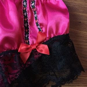 Hot Pink Satin Bikini Panties Sensually Soft Sissy Knickers Medium Up To Xxl Etsy
