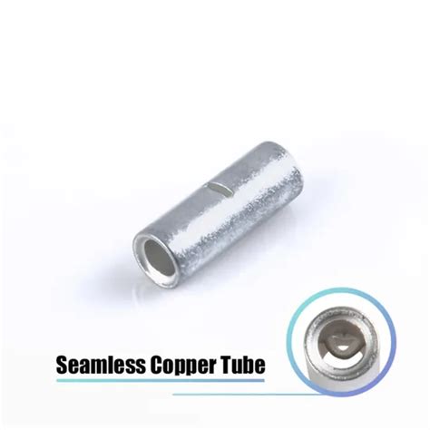 Bn Copper Tube Electrical Cable Terminals Non Insulated Joint Naked Butt Connectors Non