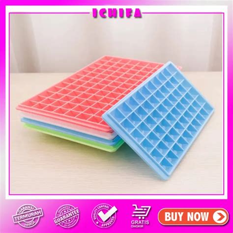 ICHIFA Cetakan Es Batu Kubus Kotak Diamon Jelly Agar Ice Cube Tray 96