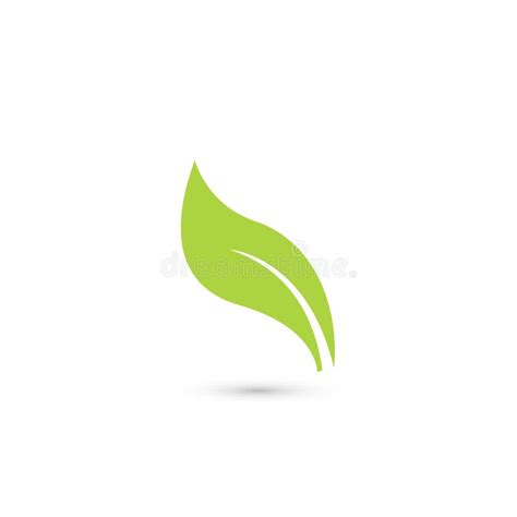 A Green Leaves Icon Symble Logo Banner Design Green Leaf Concept Of