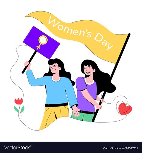 Women Day Royalty Free Vector Image Vectorstock