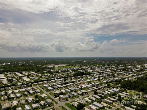 Mobile Home Trailer Park In Hobe Sound Florida Usa Photograph By Felix