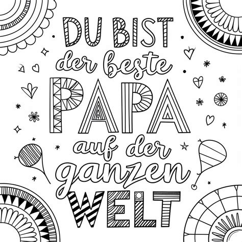 Ausmalbilder zum Vatertag: Kostenlose Vorlagen zum Ausdrucken 👨