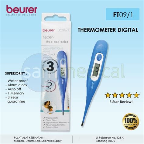 Jual BEURER FT09 Termometer Digital Ketiak Thermometer Badan Di Lapak