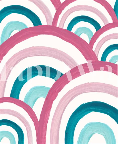 rainbow dream pattern  happywall