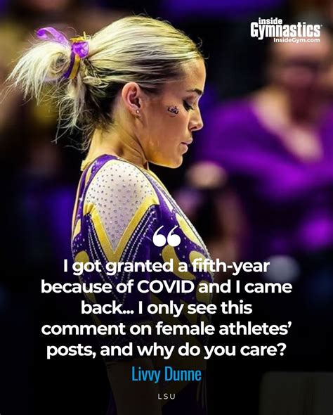 Inside Gymnastics - 🗣️🗣️🗣️ LSU gymnast Livvy Dunne called out haters on