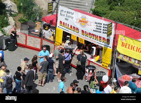 Ballard Brothers Stand At Gay Pride Parade Stock Photo Alamy