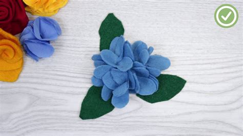 Ways To Make Felt Flowers Wikihow