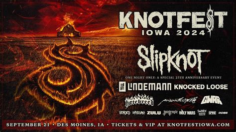 Knotfest Returns To Des Moines What Bands Are In The 2024 Lineup