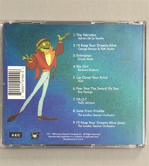 Freddie the Frog Original Motion Picture Soundtrack CD 1992 F.R.O.7