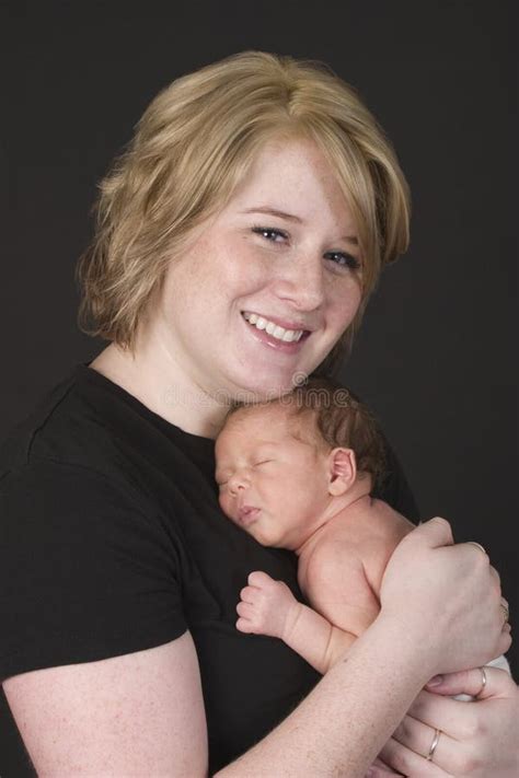 Mother Holding Her Naked Son Stock Photo Image Of Instinct Maternal