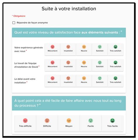 Questionnaire De Satisfaction Client Inputkit