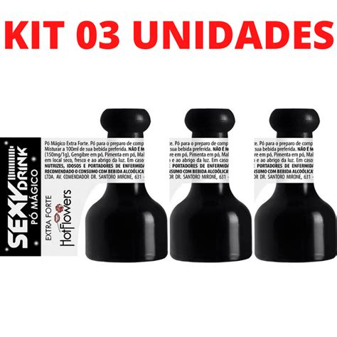 Kit Energ Tico P M Gico Efervescente Extra Forte Gr Hotflowers Sex Shop Loja Pimenta