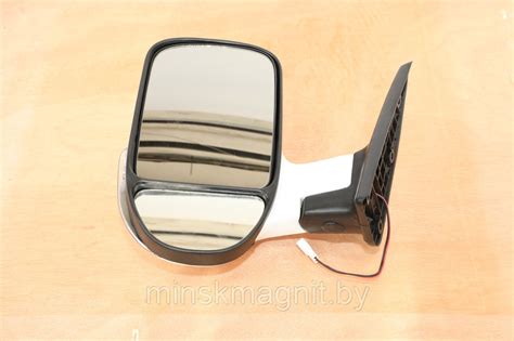 Зеркало заднего вида объемное Газель (белое) с повор. левое 3302 ...