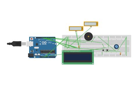 Circuit Design Arduino Door Bell Tinkercad