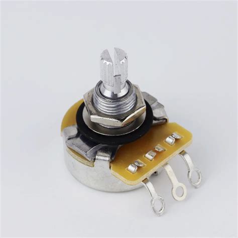 Гитарный потенциометр CTS 450S B500K с металлическим рифленым валом ...