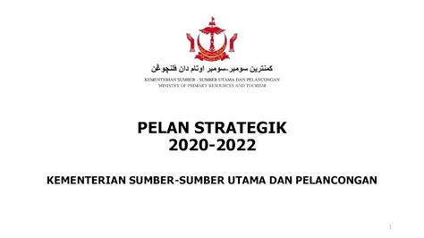 Pdf Pelan Strategik 2020 2022 Strategicpenubuhan Kementerian