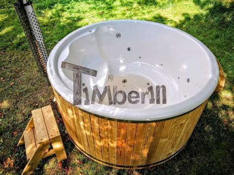 Hot Tub Pot Badefass Mit Sprudel Massaged Sen Timberin
