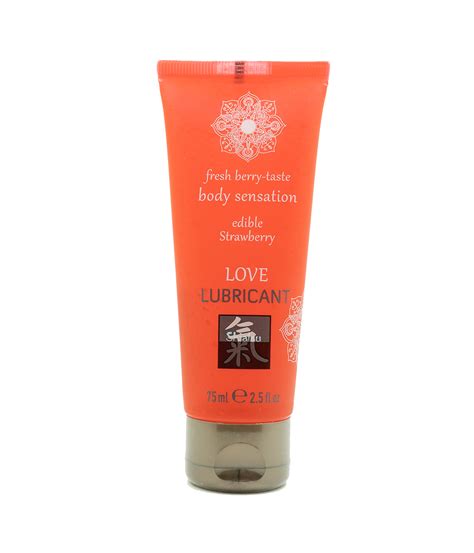MVW Shop HOT Shiatsu Love Lubricant Edible Strawberry Ml