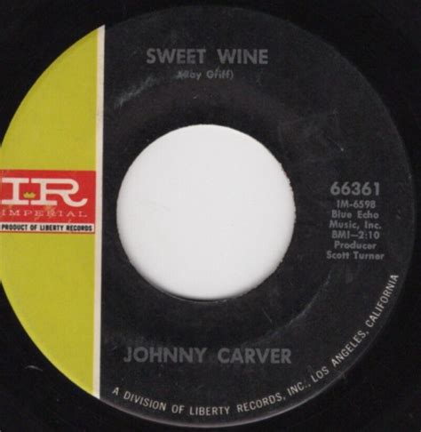 Johnny Carver Sweet Wine 1969 Imperial Country Vg Ebay