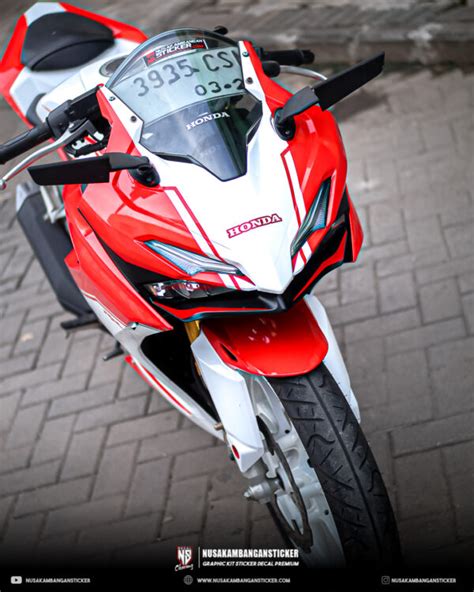 Striping Honda Cbr R Merah Putih Fullbody Nusakambangan Sticker