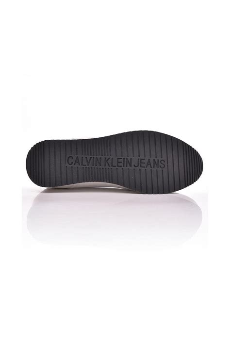 Férfi Calvin Klein alacsony szárú sneakerek RUNNER SOCK LACEUP fehér 43