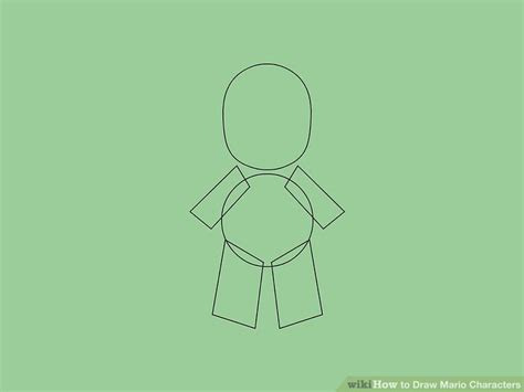 how to draw a mario characters