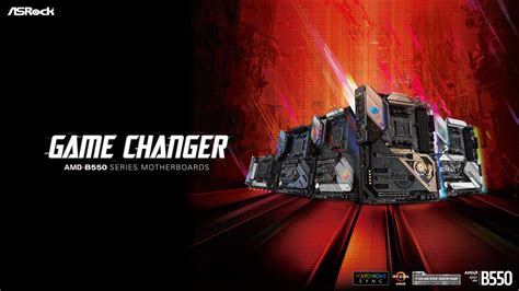 ASRock Reveals AMD B550 Motherboard Range