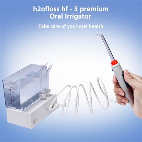 Water flosser - h2oFloss HF - Portable oral irrigator - Simply Unbox It