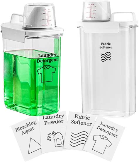 2 Pack Laundry Detergent Dispenser For Laundry Room