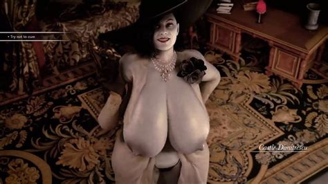 Lady Dimitrescu S Dress Is Torn Open And She Bounces Her Huge Tits Up And Down XHamster