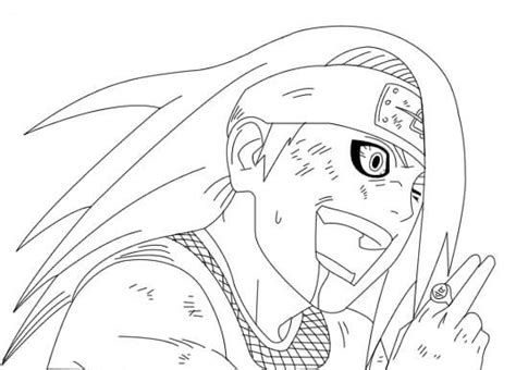 Deidara Feliz Para Colorear Imprimir E Dibujar ColoringOnly