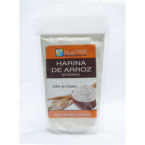 Harina De Arroz Integral Nutrimix 500g Mystika Tienda Saludable