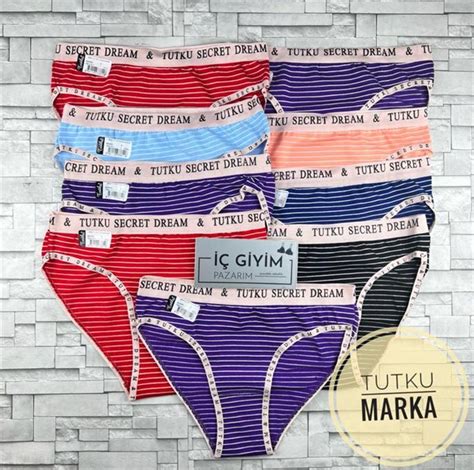 lı Tutku Bayan Diyana Bikini Külot İç Giyim Pazarım