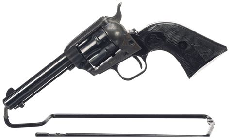 Colt Peacemaker 22 Single Action Revolver Rock Island Auction