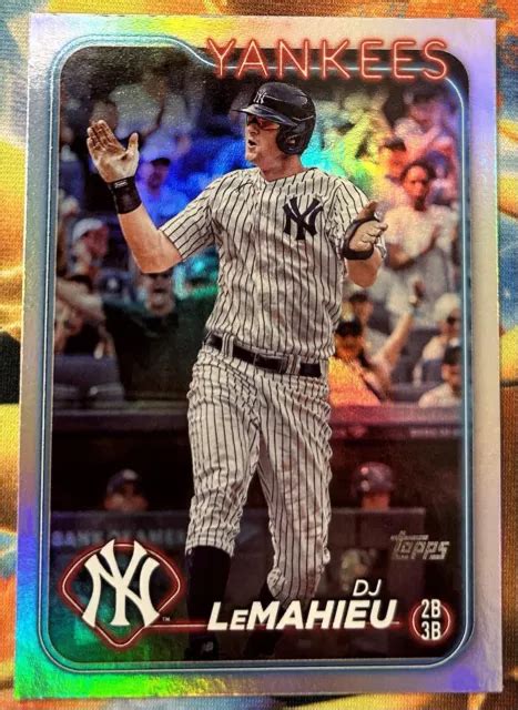 2024 TOPPS SERIES 2 DJ LeMahieu 641 Rainbow Foil Yankees De New York