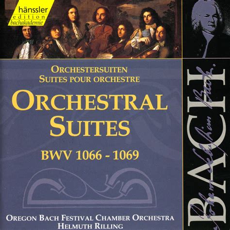 Bach J S Orchestral Suites Bwv Hanssler