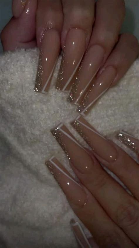 U As Nude Acrylic Nails Nude Long Square Acrylic Nails Acrylic Nails